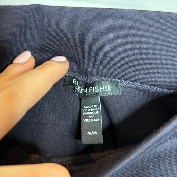 Eileen Fisher Washable Flex Ponte Stretchy Pant - Picture 8 of 8